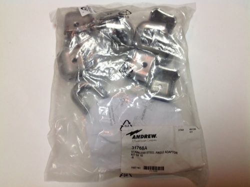 Kit of 10 andrew 31768a stainless steel angle adapter kit for sale