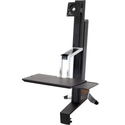 Ergotron workfit-s 33-344-200 display stand 35lb capacity steel, , aluminum blk for sale
