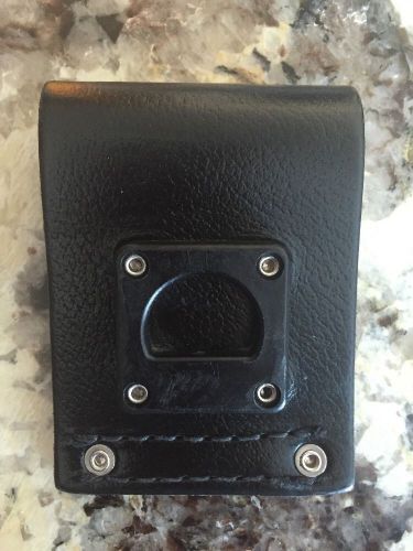 Duty belt leather radio holder for sale