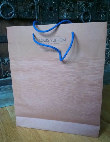 LOUIS VUITTON LV Paper Shopping Bag - Medium 12.5&#034; X 14.5&#034; X 3&#034;