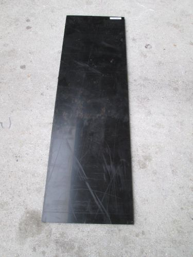 Polypropylene Impact Copolymer Black Plastic Sheet 1/2&#034; x 11&#034; x 36&#034; N00M-00 UHMW