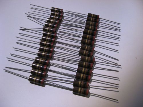Qty 30 Resistor 200 Ohm 2W 5% Carbon Composition - NOS