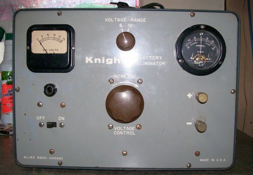 Knight battery eliminator. nice unit rare find.!! for sale