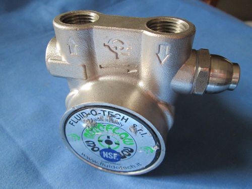 Fluid-o-tech pa0301bhcnn ss pump with relief valve, pa311     04 025 for sale