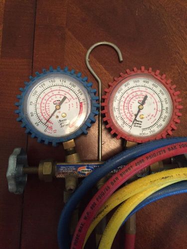 Uniweld Test And Charging Manifold, R-404A, R-22, R-410A, With Hoses