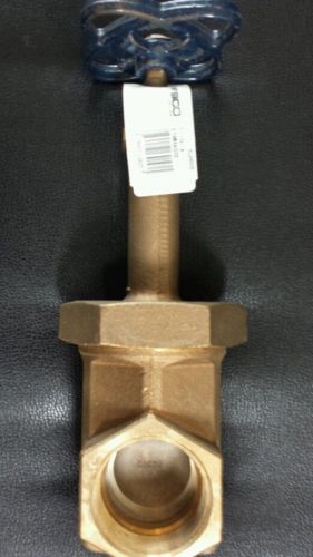 New nibco t-174-a bronze threaded 2&#034; gate valve 300swp 600 cwp for sale