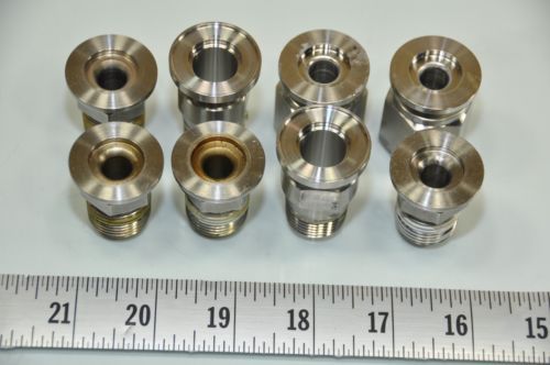 NW16 To 1/2 NPT Stainless Steel Fitting Lot Of 8