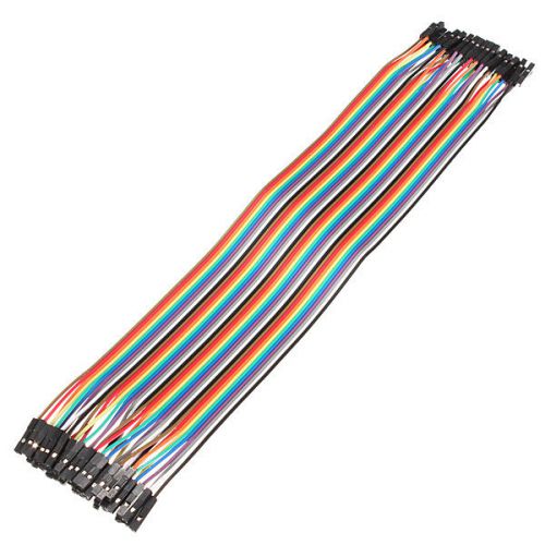 40Pcs Female to Female Breadboard Jumper Wire Cable Connector Arduino 2.54mm