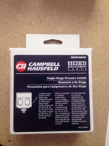 CAMPBELL HAUSFELD UNIVERSAL  SINGLE PRESSURE SWITCH GR004500AJ