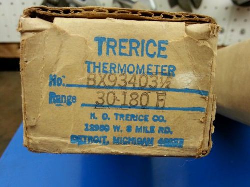 Trerice BX91403 Industrial Thermometer 30/180 F 3NE40 N
