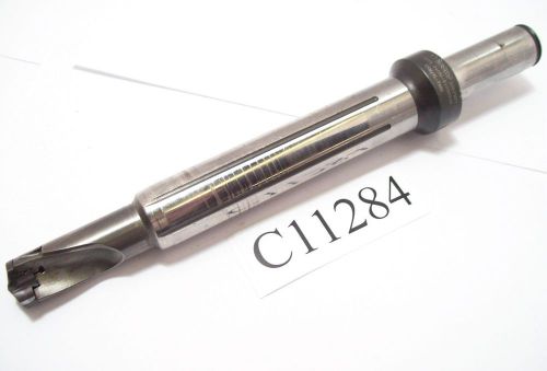 Iscar coolant-fed indexable head drill 7/8&#034; dia. shank (with insert) lot c11284 for sale