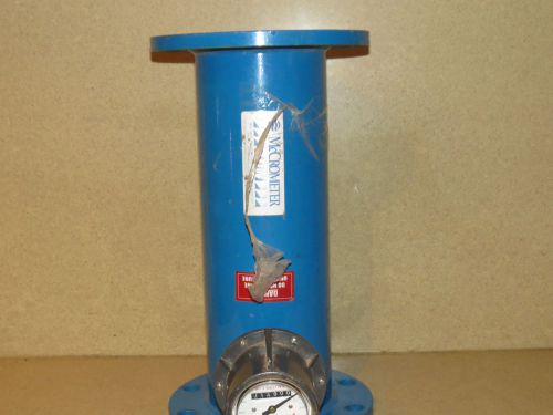 McCrometer Flowmeter  Main Line Flow Meter - 11&#034;  DIAMETER FLANGE- 6&#034; OPENING