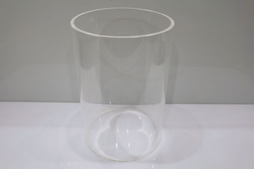 Clear cast acrylic plexiglas cylinder tube tubing 8” od 11.75” long 1/4&#034; thick for sale