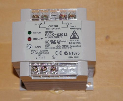 OMRON S82K-03012 Power Supply *FREE Shipping; USA only