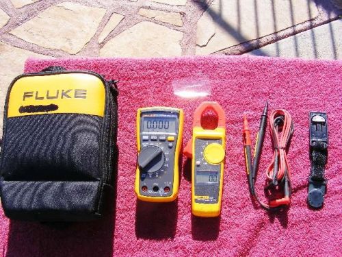 Fluke 117/323 *mint* electricians&#034; multimeter and clamp meter combo set for sale