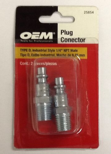 OEM 1/4&#034; Male PLUG FOR AIR TOOL 25854 Type D