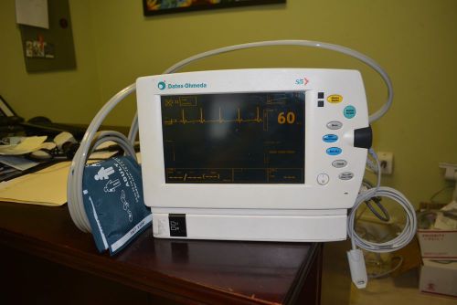Datex-ohmeda s/5 f-lm1..02 anesthesia monitor / patient monitor with co2 for sale