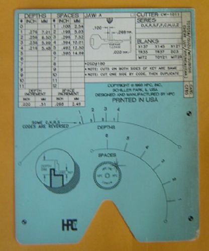 HPC 1200 CF80 Code card  used  For Toyota/ Isuzu /Mitsubishi /Chevy Luv / Hyudai