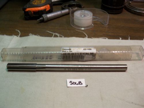 (#5068) new machinist usa made .440 inch chucking reamer for sale