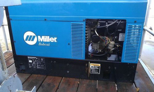 Miller bobcat 225 nt welder generator 260 hours kohler gas engine portable for sale