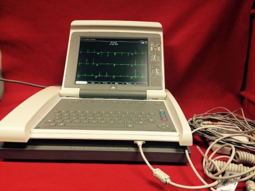 GE MAC5000 ECG EKG Machine Complete with CAM-14 Acquisition Module CERTFD WARRNT