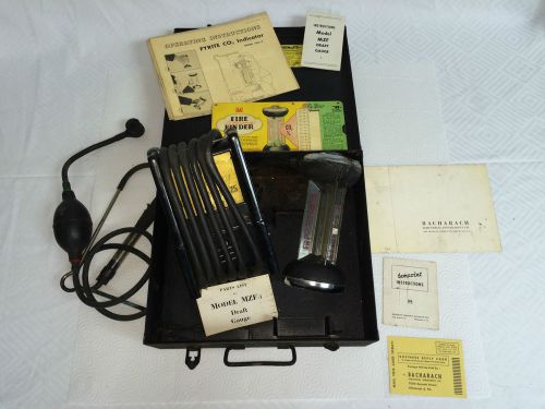 Vintage bacharach fyrite gas analyser combustion test kit for sale