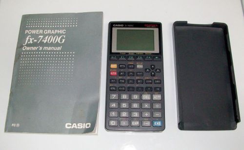 Casio fx-7400G Graphics Icon Menu Calculator with Owner&#039;s Manual