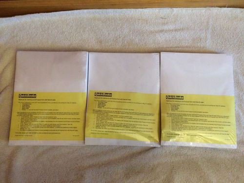 3 Packages QuickBooks All Purpose Form with Peel-Off Label