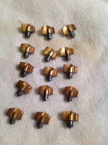 Kennametal kentip 10.1mm 0.398&#034; carbide drill tip inserts  15pc. for sale