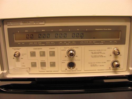 HP AGILENT 5347A 10Hz-20GHz COUNTER/ POWER METER