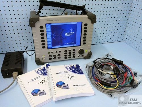 E7495A HP AGILENT WIRELESS BASE STATION 10 MHZ TO 2.5 GHZ WITH CABLES DOCS CASE