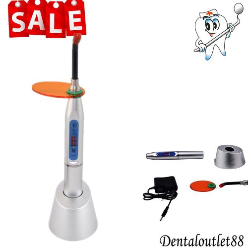 Promotion!! dentist dental 5w wireless cordless led curing light lamp 1500mw for sale