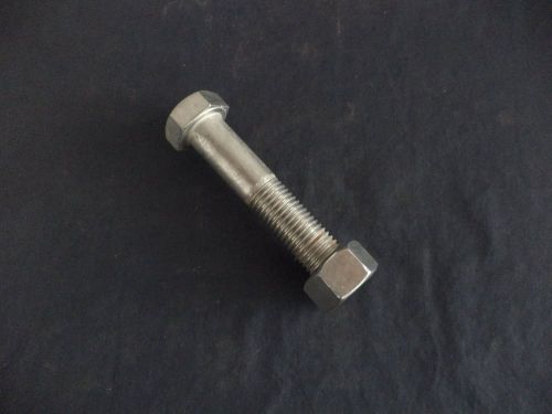 Stainless Steel Nut and Bolt 1&#034; x 5 1/2&#034;