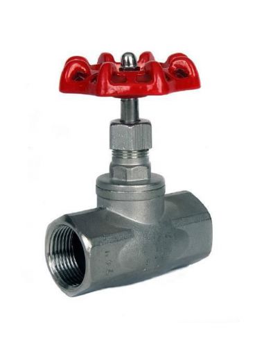 STAINLESS STEEL GLOBE VALVE  - BSPP THREAD  - 1/4&#034; TO 2&#034;  - RATED TO 16 BAR