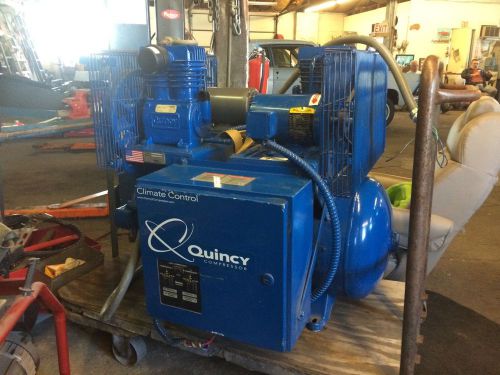 Quincy Model QTS3QCB Duple Unit Air Compressor (Climate Control Model)