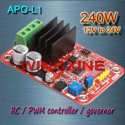Free shipping ,APO-L1 DC brush motor PWM controller + RC + speed controller