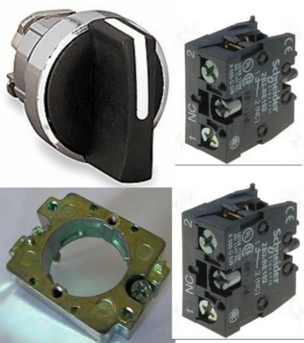 Selector Switch Assembly - 2 Position - 2 - Normally Closed (NC) - ZB2 Style