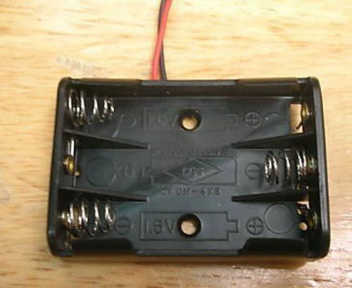 1pcs 4.5v dc power battery holder case box  3xaaa 3aaa 49a for sale