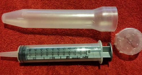 Monoject 60ml catheter tip disposable syringe **new** horse cattle dogs meds for sale
