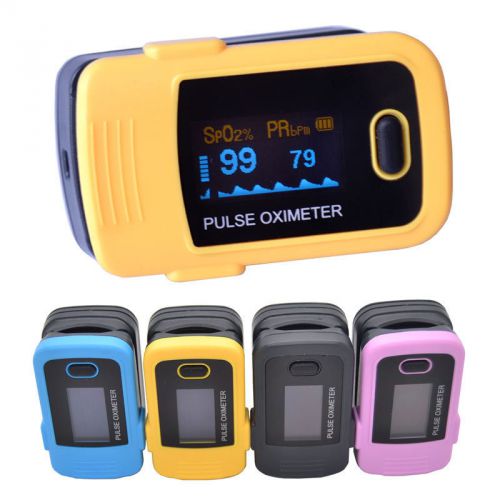 2015 OLED Blood Oxygen Finger Pulse Oximeter Oxymeter SPO2 PR Monitor + Alarm