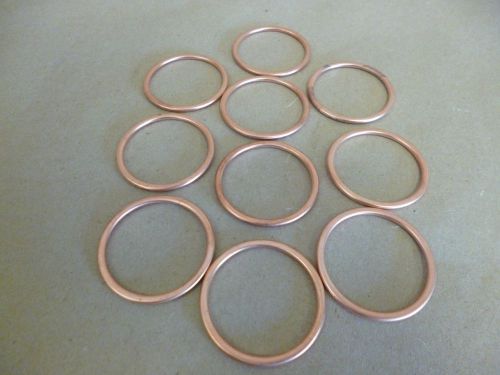 10pcs. AN900-23 M535769-38 COPPER GASKET CRUSH WASHERS 1-7/16&#034; HOLE .09&#034; THICK