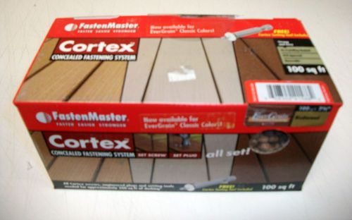 Fastenmaster cortex concealed screws for evergrain redwood - 100 sq.ft. for sale