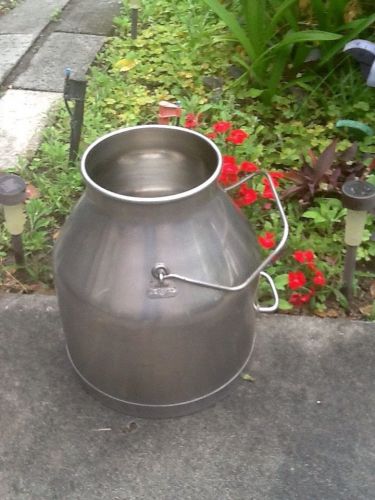 Vintage Delaval Stainless 5 Gallon Milk Can