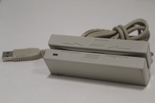 MagTek Mini Portable Swipe Magnetic Strip Credit Card Reader 21040147 USB Wired