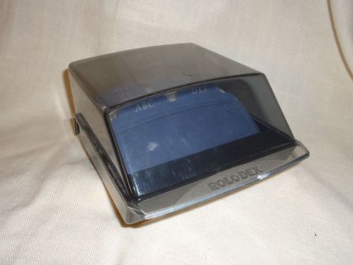 Rolodex S310C Petite Covered Address Phone Card File W/Cards 250 Card Capacity