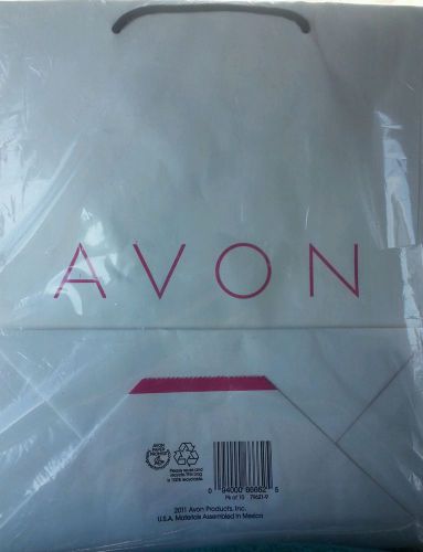 AVON Large Delivery Shopping Order Bags Pack of 10 with Handle New Old Stock