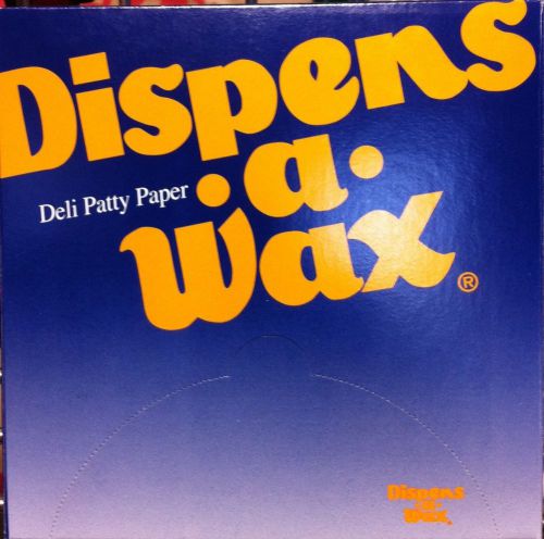 6&#034;x6&#034;  Dixie Hamburger Patty Deli Food Dry Waxed Paper Sheets 1000 Pack, Divider