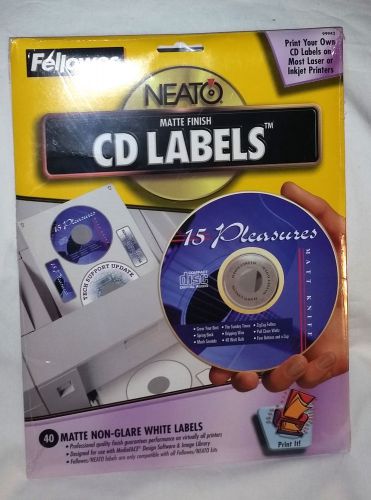 Fellowes NEATO Matte Finish CD/DVD labels - 40 pcs.