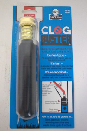 HARVEY&#039;S 90600 CLOG BUSTER FOR 1-1/2&#034; TO 3&#034; DRAINS 90600 (NEW)