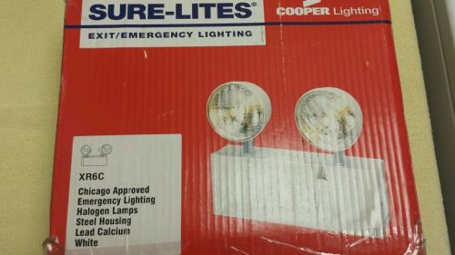 Cooper Lighting Sure-Lites Emergency Lighting Model: XR6C